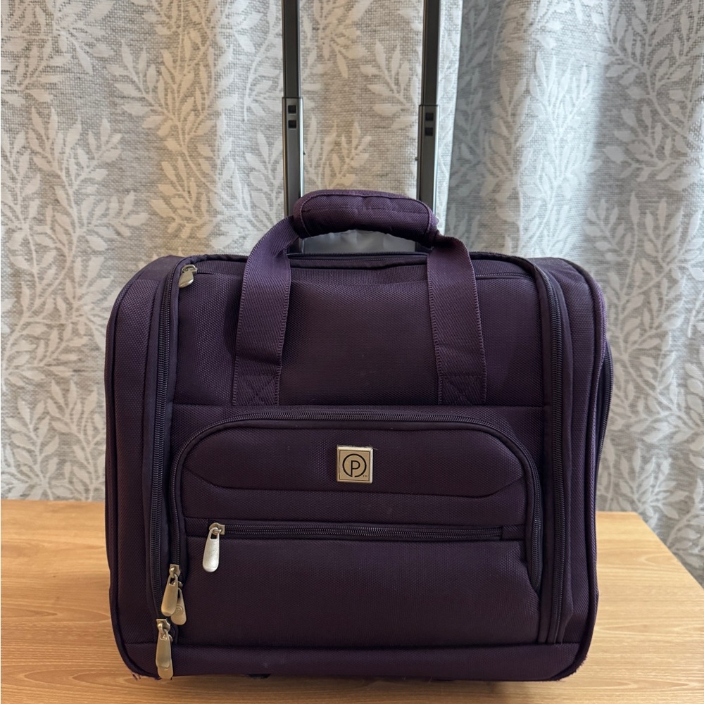 Purple Rolling Travel Bag